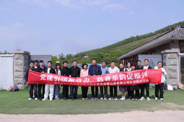 党建引领聚合力 药香茶韵促振兴——公司赴青岛浓香山茶有限公司开展主题党日暨访企拓岗活动